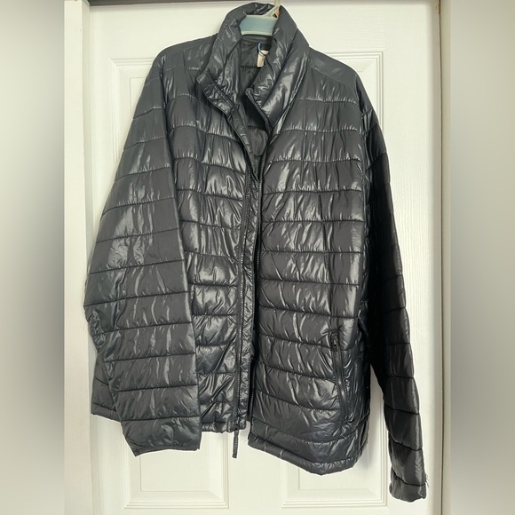 Black Puffer Jacket Old Navy Size Large - Picture 1 of 13